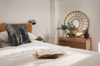 A double bedroom at Fable Cottage, Cornwall