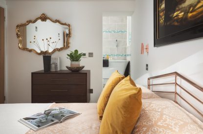 A double bedroom at Fable Cottage, Cornwall