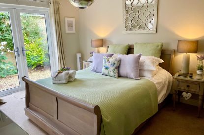 A double bedroom at Bay Tree Cottage, Cotswolds