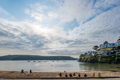 The beach at Ocean Eyes, Devon