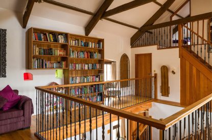 Landing area at Valley View Barn, Devon