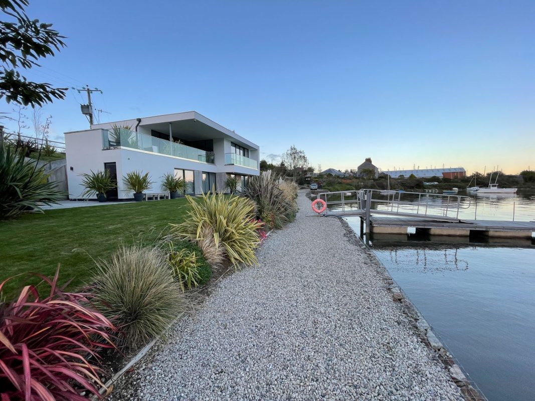 The garden at The Moorings, Cornwall