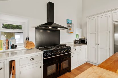 The kitchen at Channel View, Oxwich