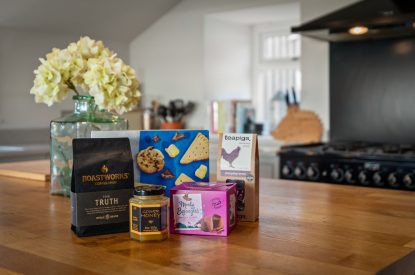 The kitchen at Channel View, Oxwich