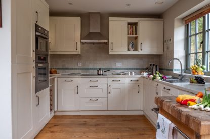 The kitchen at Elliot Cottage, Kingham, Cotswolds