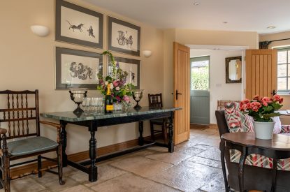 The sitting room at Greenhow Cottage, Kingham, Cotswolds