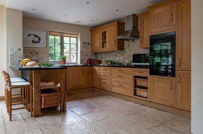 The kitchen at Greenhow Cottage, Kingham, Cotswolds