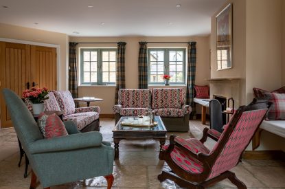 The sitting room at Greenhow Cottage, Kingham, Cotswolds