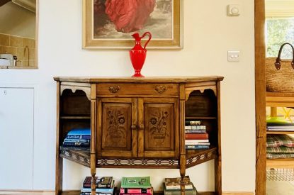 The sitting room at Hawkins Loft, Kingham, Cotaswolds