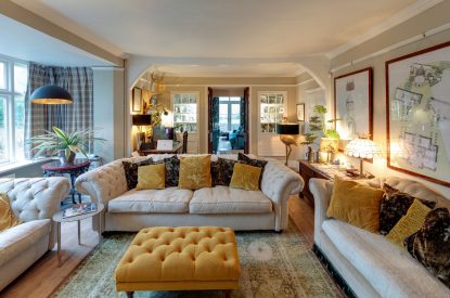 The sitting room at Wye Valley Manor, Ross on Wye