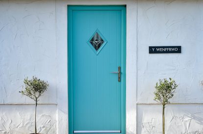The entrance at Y Wenffrwd, Abersoch