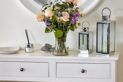 The living room at Y Wenffrwd, Abersoch