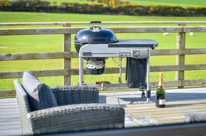 The outdoor space at Y Wenffrwd, Abersoch