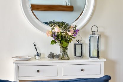 The living room at Y Wenffrwd, Abersoch