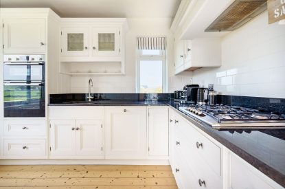 The kitchen at Y Wenffrwd, Abersoch