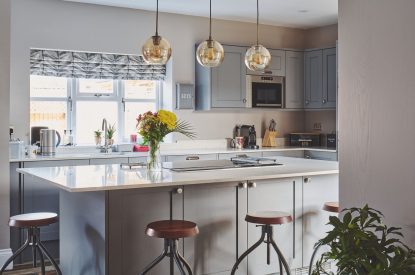 The kitchen at Sandy Hill Farm, Staffordshire