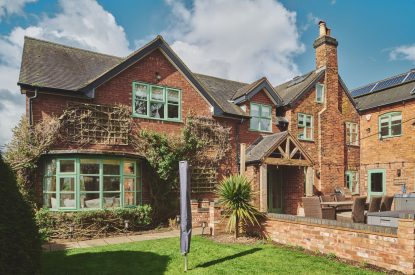 The exterior at Sandy Hill Farm, Staffordshire