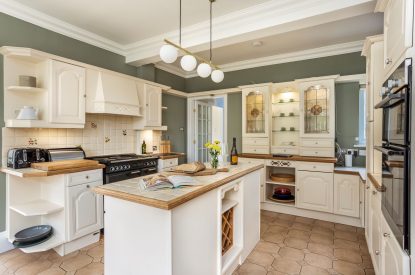 The kitchen at The Vineyard Lake House, Malvern Hills