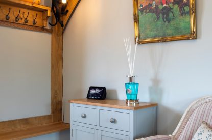 Living area at The Lodge at Leigh, Dorset