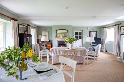 The living space at Byron Cottage, Cotswolds