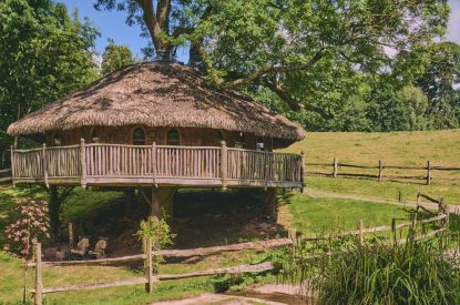 Outdoor space at Stargazer, Malvern Hills