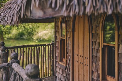 The entrance at Stargazer, Malvern Hills