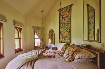 Super king size bedroom at Stargazer, Malvern Hills