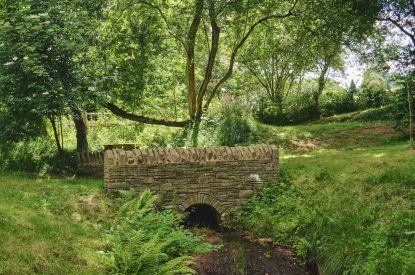 The outdoor space at Nature's Nest, Malvern Hills