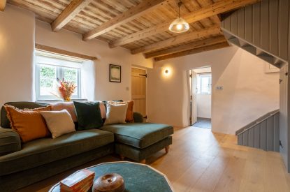 The snug at Skylark, Bradworthy, Devon