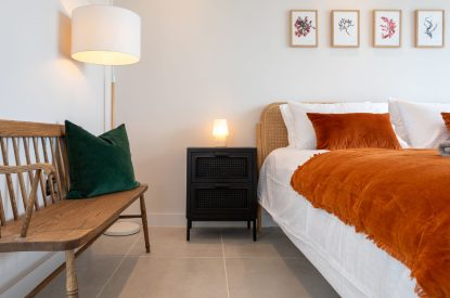 The king size bedroom at Skylark, Bradworthy, Devon