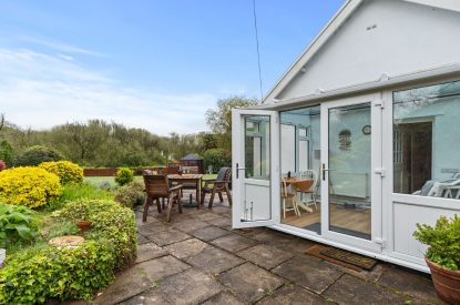 The gardens at The Willows, Oxwich