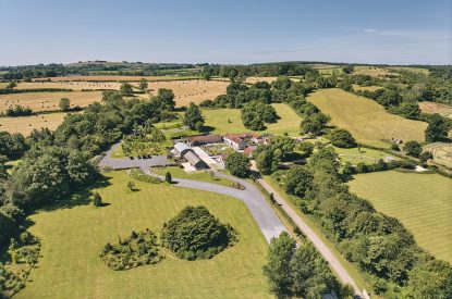 Overhead view at Hygge Hideaway, Somerset