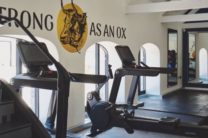 The gym at The Granary, Somerset