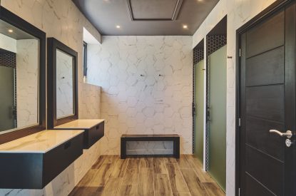 Changing facilties at The Piggery, Somerset