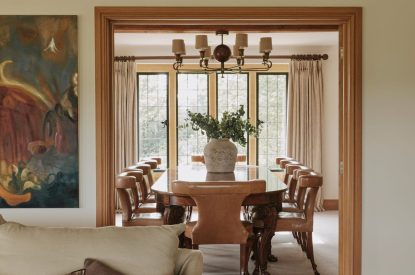 The dining room at Chipping House, Cotswolds