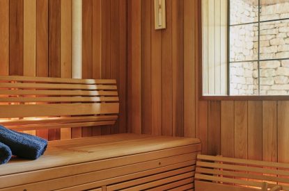 The sauna at Chipping House, Cotswolds