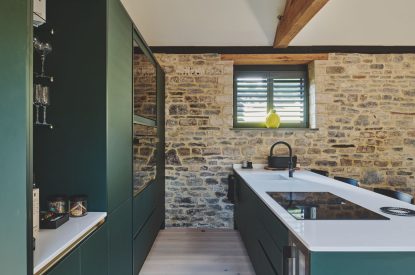 A kitchen at Somerset Estate, Glastonbury, Somerset 