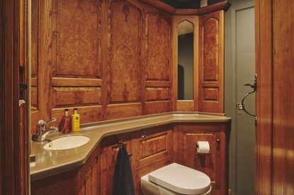 A bathroom at Somerset Estate, Glastonbury, Somerset