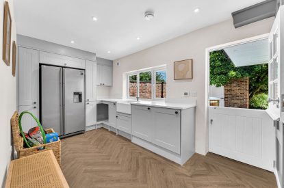 The utility room at Garden Cottage, Cheshire