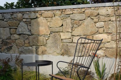 Outdoor seating at Basket Makers Cottage, Roundstone, Galway
