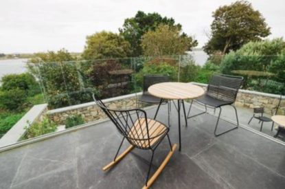 The balcony at Map Maker's Cottage, Roundstone, Galway