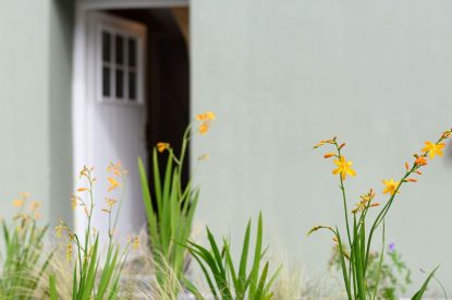 The entrance at Stone Mason's Cottage, Roundstone, Galway