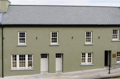 The exterior of Stone Mason's Cottage, Roundstone, Galway