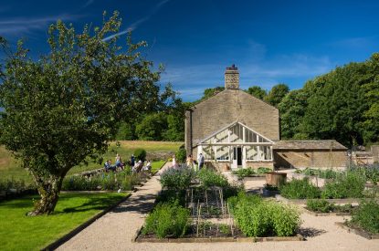 The gardens at Aaru House, Yorkshire Dales