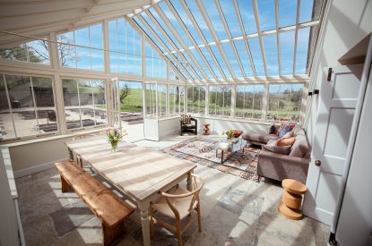 The orangery at Aaru House, Yorkshire Dales