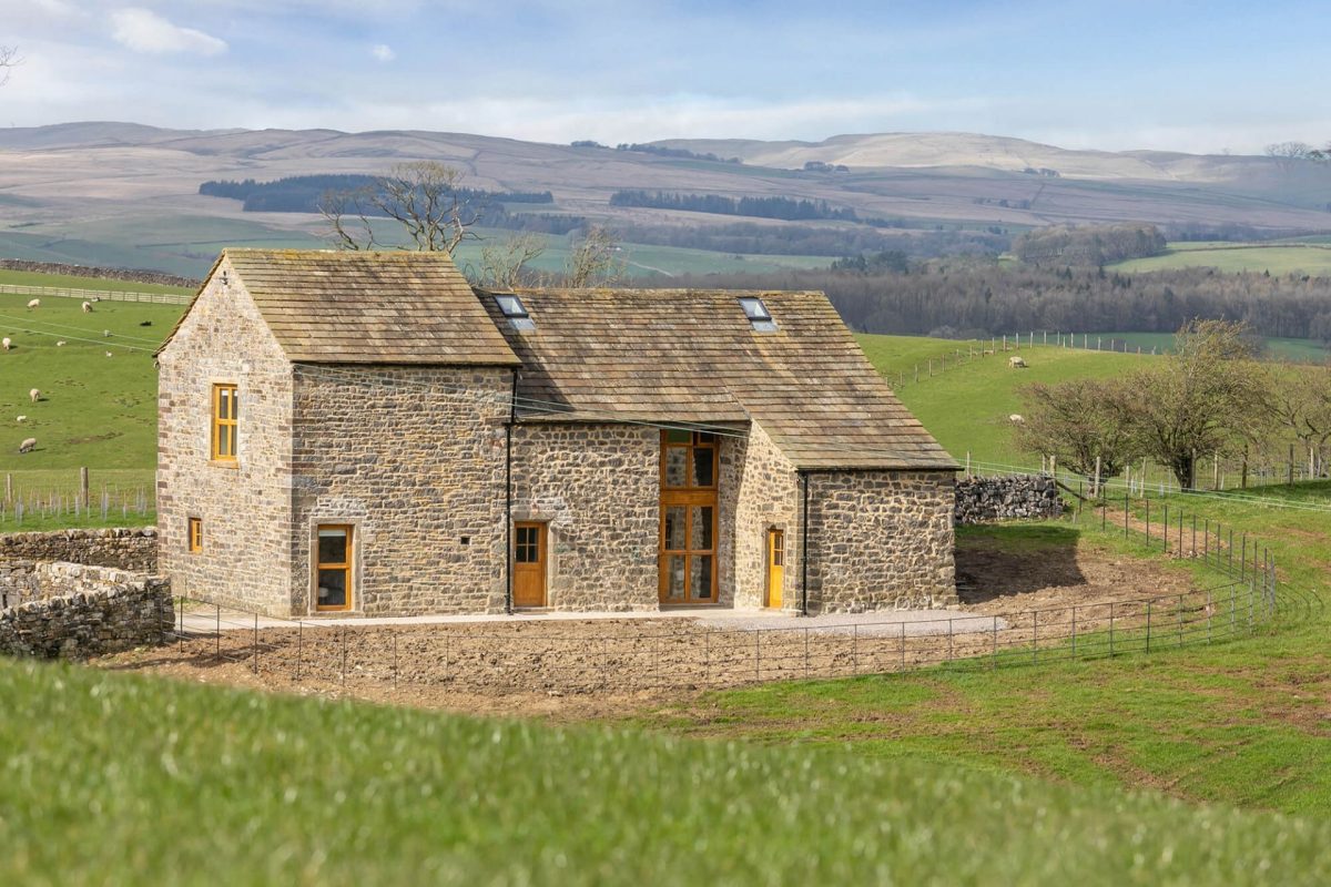 The exterior of Tranquillity Loft, Yorkshire Dales