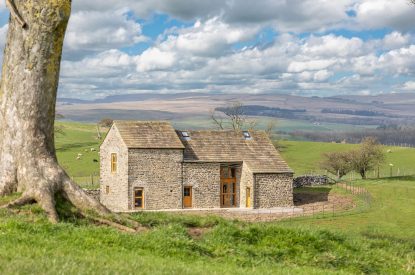 Countryside views at Tranquillity Loft, Yorkshire Dales