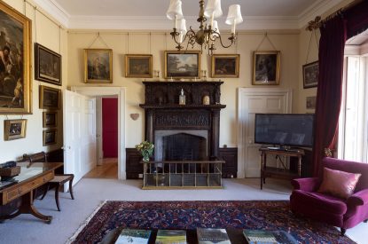 The living room at Gentleman Jack's Flat, Yorkshire Dales