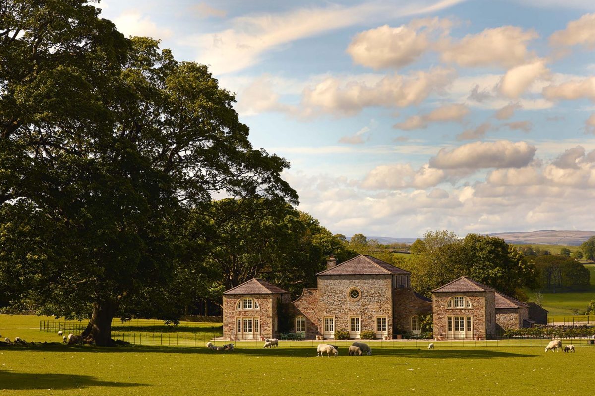 The exterior of Elysium House, Yorkshire Dales