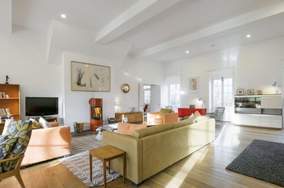 The living room at Elysium House, Yorkshire Dales